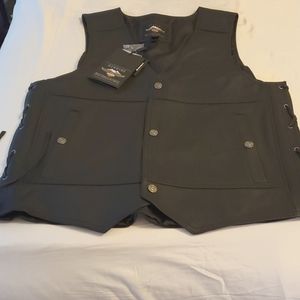 Leather vest